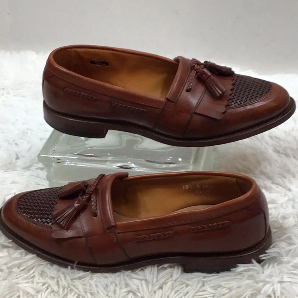 Allen Edmonds Cody kiltie tassel loafer 10D